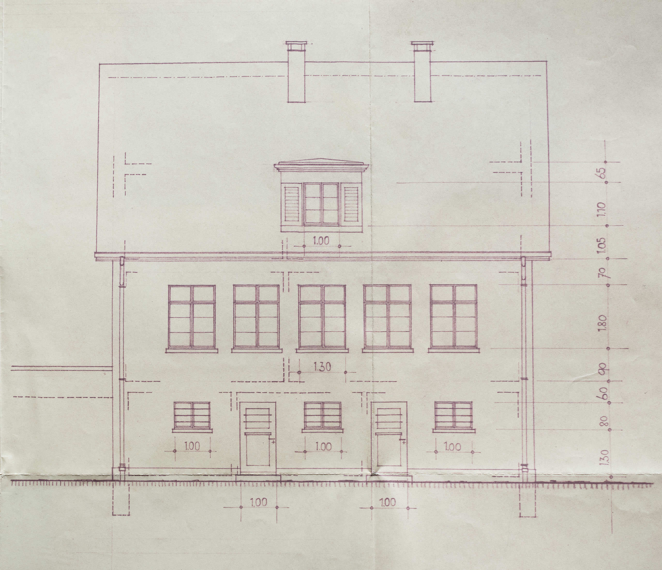 Ostfassade Schulhaus